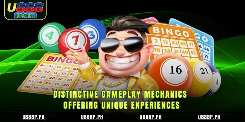 Distinctive gameplay mechanics offering unique experiences