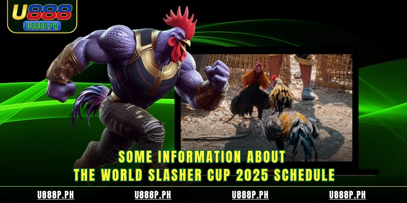 Some information about the World Slasher Cup 2025 schedule